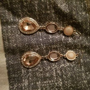 Rose gold earrings